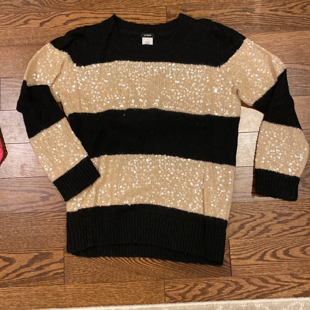 Jcrew sequence striped sweater.
